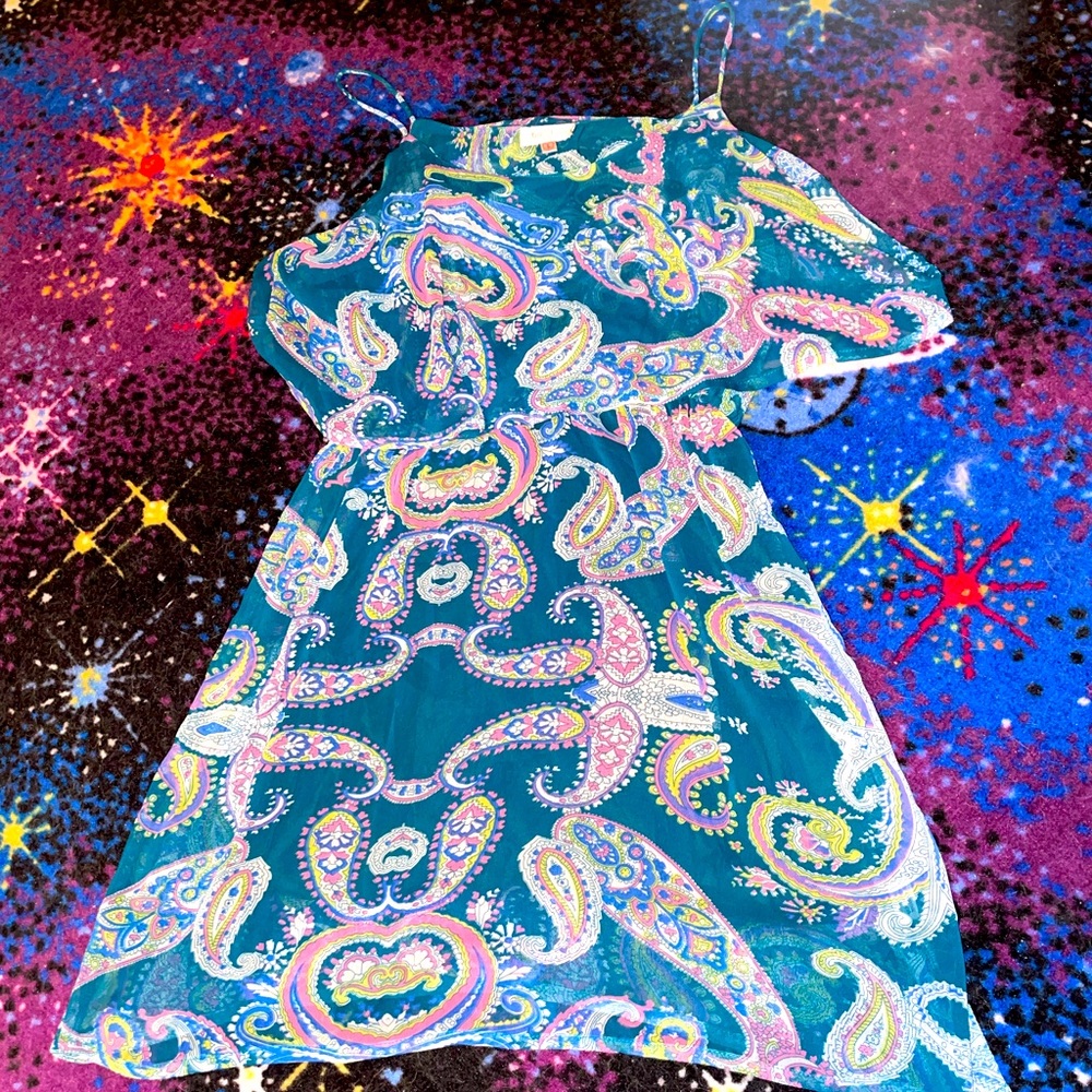 💚💜Garden Paisley Dress💚💜